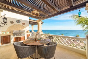 Outside dining area