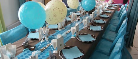 Salle décorée pour un mariage 2010