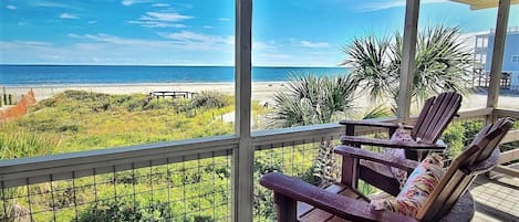 Folly Wobble - Beautiful Panoramic Oceanfront Views!