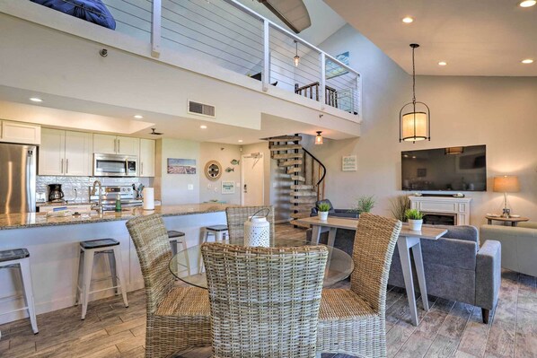 Indian Shores Vacation Rental | 2BR | 2BA | Loft | 1,440 Sq Ft | Stairs Required