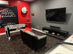 65" Television With PS4 & Xbox
