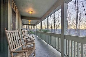 Front porch at The Crest.