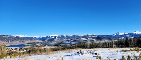 Great views of Lake Dillon ans Keystone from the Lily Pad Lake Trail