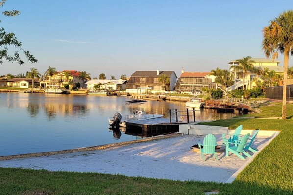Port Richey Vacation Rental | 4BR | 3BA | 2,300 Sq Ft | Private Dock | No Boat