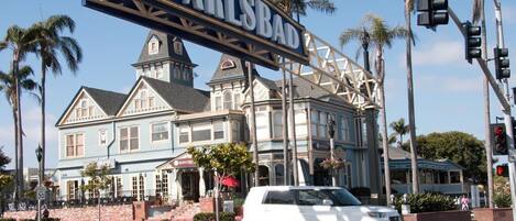 Downtown Carlsbad is one of a kind with a relaxing and small town feeling.