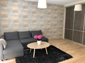 Living room with a sofabed for 2 persons