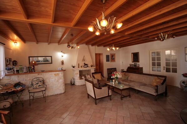 Lobby sitting area