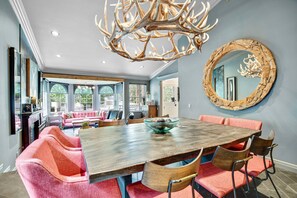 Gorgeous Dining area.
