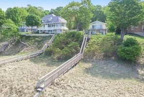 The house facing Lake Michigan.