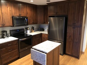 Newly remodeled kitchen
