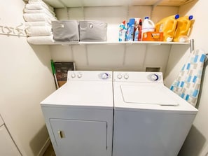 Your private laundry room inside your home for your private use! No sharing!