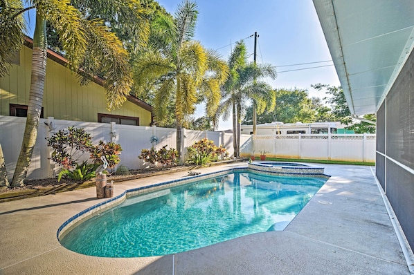 Arrive at your personal paradise when you book this Seminole home!