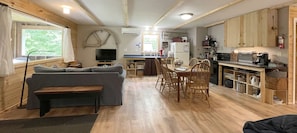 Living, Dining & Kitchen