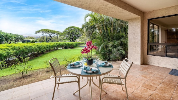 Very spacious ground floor lanai