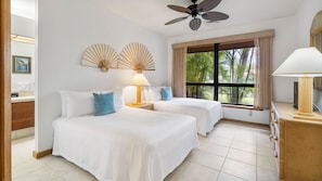 Bedroom includes 2 double beds
