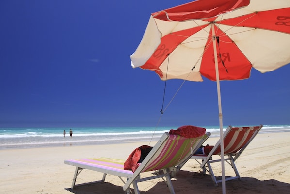 Cable Beach - hire an umbrella, deck chairs and soak up the Broome sunshine. 
 