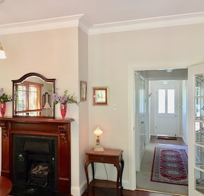 Looking down the Hallway from the Lounge at Rose Cottage