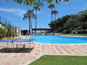 Acqua, Cielo, Pianta, Proprietà, Nube, Piscina, Albero, Azzurro, Shade, Mobili Da Esterno