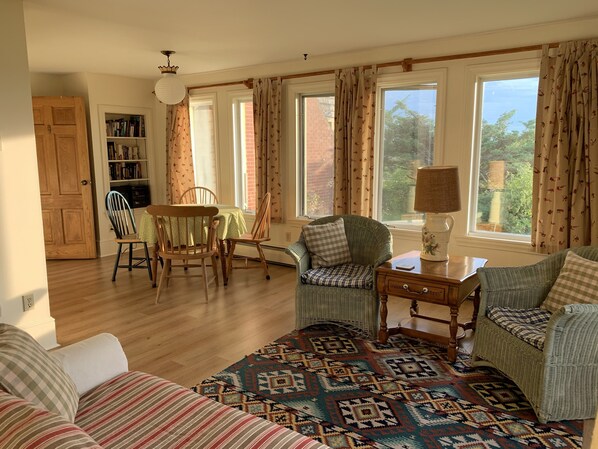 Living room and dining room 