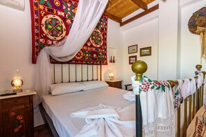 Experience restful nights in the embrace of a comfortable double bed