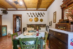 Experience the inviting ambiance of the dining area