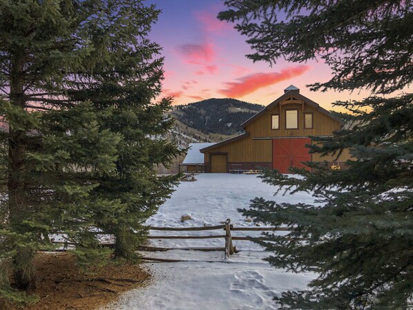 Incredible winter view from the balcony!