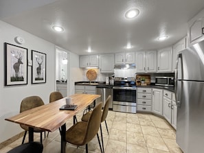 Beautiful updated kitchen with stainless steel appliances