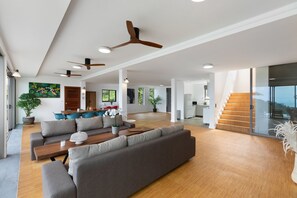 the large living room of the villa 26 a vacation rental in koh samui