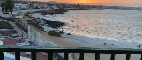 View on Corralejo Bay and Tres Vistas Beach 