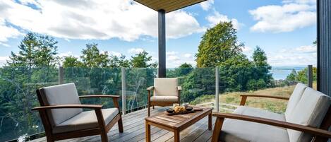 Master bedroom private balcony - perfect spot for a morning coffee