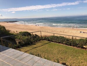 Front Yard of Apartment and The Entrance Beach
