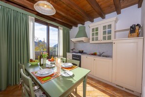 Kitchen and dining area