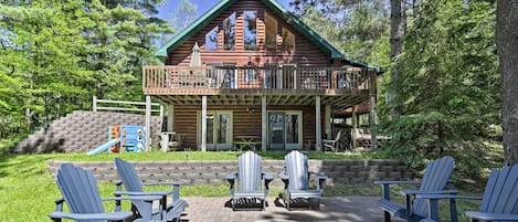 Adventure is out there when you book this 4-bedroom, 3-bathroom cabin.