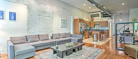 Take a city vacation at this Louisville condo!