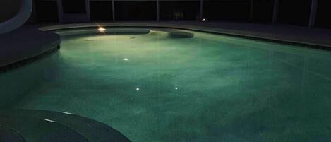 Enjoy a night swim