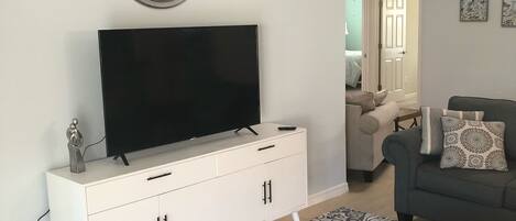 Beautiful living area...brand new TV