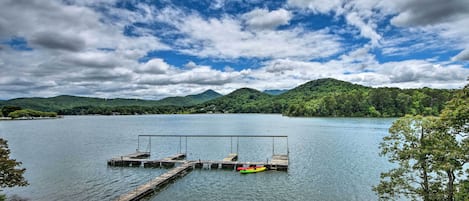 Hiawassee Vacation Rental | 2BR | 1.5BA | 1,200 Sq Ft | Stairs Required