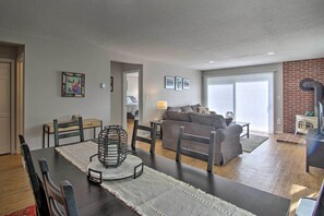 Dining Table | Dishware & Flatware Provided | Wood-Burning Stove Not Available