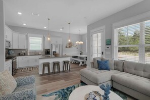 Spacious open floor plan