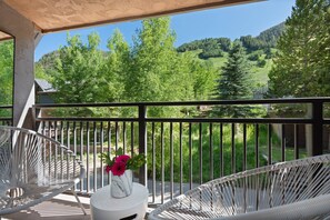 Aspen Mountain is your backyard when staying in this incredible vacation rental.