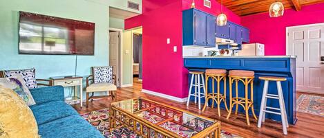 Map out your PCB escape to this vibrant 2-bedroom, 1-bath vacation rental home!