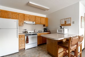Kitchen and dining area