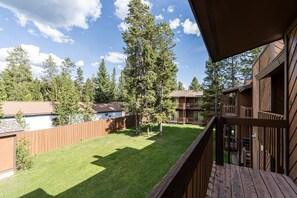 Balcony off bedroom 1.