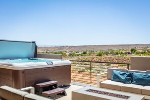 Balcony with Private Hot Tub