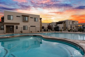 Dusk Community Pool