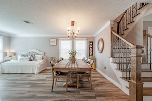 Formal dining table