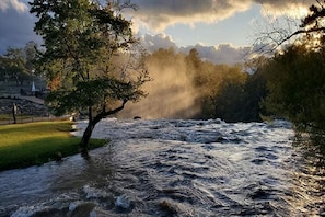 "Noccalula Falls" (40 mins away).Their Christmas lights are magical!