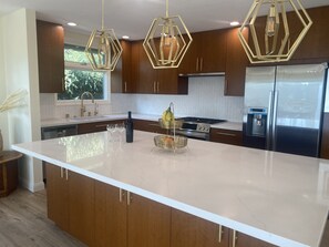 Newly remodeled kitchen