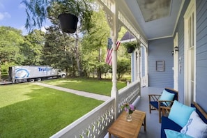 Patio with seating for relaxation..