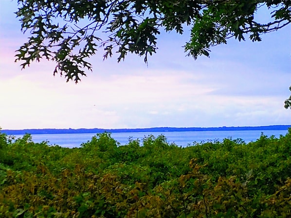 ocean view from the wrap around deck